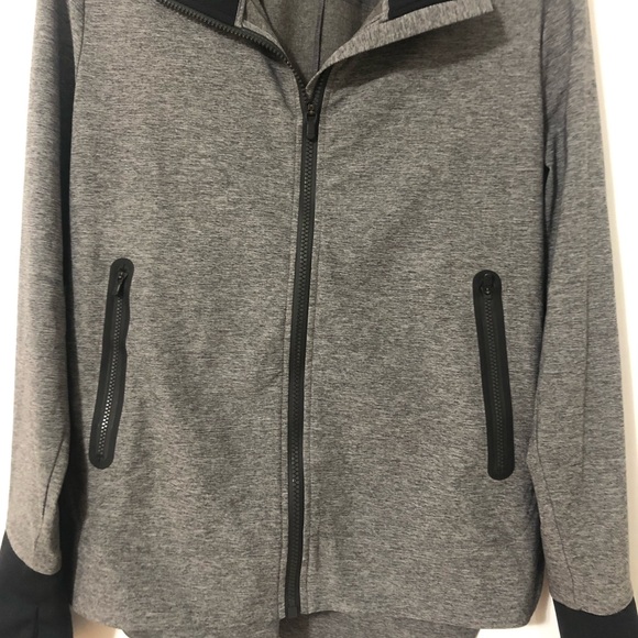 Derek Lam 10C Athleta Gray Jacket, Women's, Long Sleeve Zip Up, Size Large - Picture 6 of 7